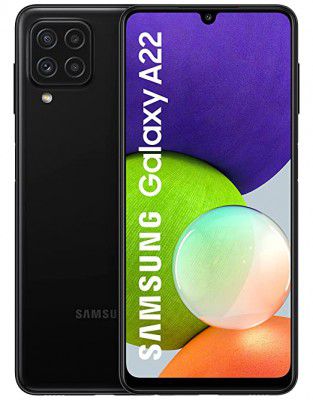 Samsung Galaxy A22 (Black, 6GB RAM, 128GB Storage) with No Cost EMI/Additional Exchange Offers