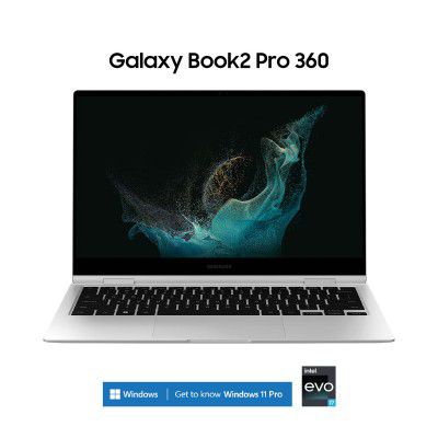 Samsung Galaxy Book2 Pro 360 13.3 Display Intel 12th Gen core i7-1260P Processor, 16 GB RAM, 512 GB, Dolby Atmos Sound