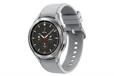 Samsung Galaxy Watch4 Classic LTE (4.6cm, Silver, Compatible with Android only)