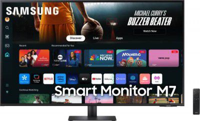 SAMSUNG M7 (43'') 4K Ultra HD VA Panel with Mouse & Keyboard Control Smart Monitor (LS43DM700UWXXL)