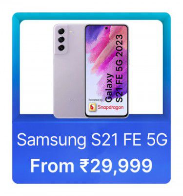 Samsung S21 FE 5G @ ₹29999