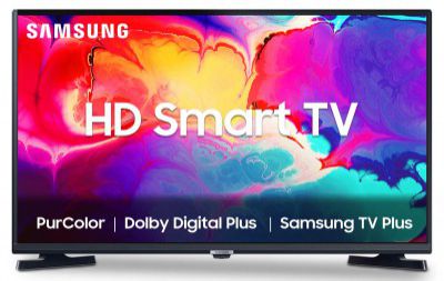 [Extra ₹1749 OFF] Samsung UA32T4380AKXXL 32"  HD Ready Smart LED TV