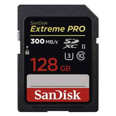 SanDisk 128GB Extreme Pro Class 10 UHS-II SDXC Memory Card (SDSDXPK-128G-GN4IN)