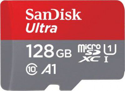 SanDisk Ultra 128 GB MicroSDXC Class 10 140 MB/s Memory Card