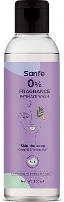 Sanfe 0% Fragrance Intimate Wash for Women - 200ml