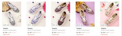 Sangria Casual Shoes Upto 80% Off | Start at Rs 259