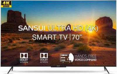 Sansui 178 cm 70" Ultra HD (4K) LED Smart Android TV JSW70ASUHDFF