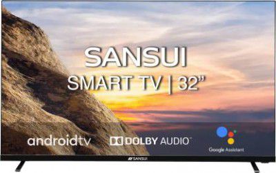 Sansui 80 cm (32 inch) HD Ready LED Smart Android TV (JSK32ASHD)