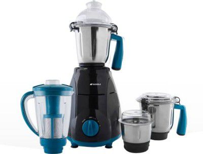 Sansui SMG03 ProHome 750 W Juicer Mixer Grinder (4 Jars, Blue, Black)