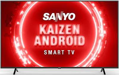 Sanyo 164 cm (65 inches) Kaizen Series 4K Ultra HD Certified Android LED TV XT-65UHD4S (Black) (2020 Model)