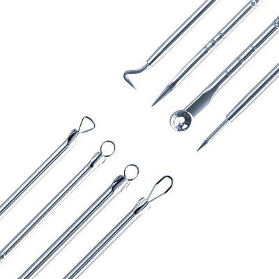 SAPRETAILER Stainless Steel Blackhead Pimple Blemish Extractor/Remover Tool (Set of 4)