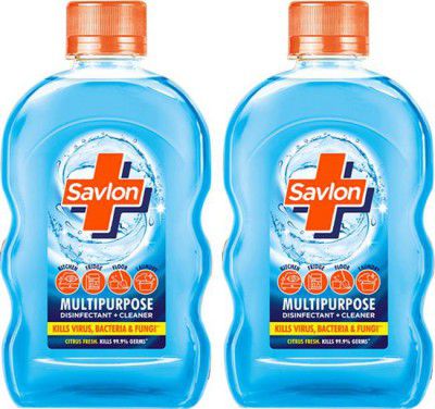 Savlon Multipurpose Disinfectant Cleaner Liquid (Pack of 2)  (1000 ml)