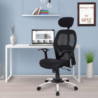 SAVYA HOME Apollo High Back Ergonomic Chair for Office Work at Home