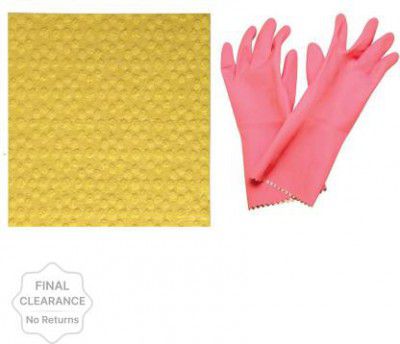 SCOTCH BRITE Combo of Glove(L) and Wipe Glove