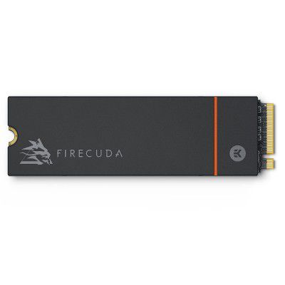 Seagate FireCuda 530 4TB Internal Solid State Drive - m.2 PCIe Gen4 4 NVMe 1.4, Transfer speeds up to 7300MB/s, 3D TLC NAND, 5100 TBW, 1.8M MTBF, Heatsink, with Rescue Services (ZP4000GM3A023), Black