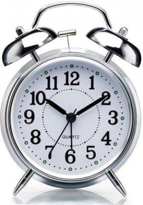 SeaRegal Analog Silver Clock