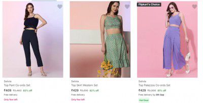 Selvia Co Ords Upto 84% Off