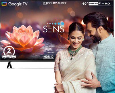 SENS 102 cm (40 inch) Full HD LED Smart Google TV 2023 Edition  (SENS40WGSFHD)