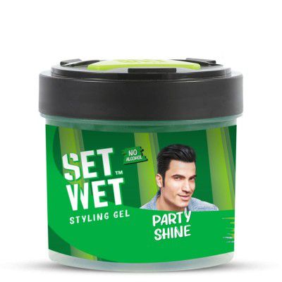 Set Wet Styling Hair Gel for Men - Party Shine, 250gm