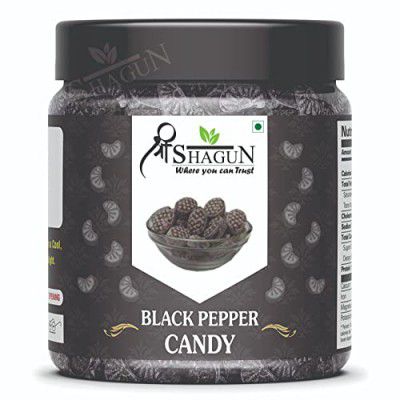 ???? SHAGUN Black Pepper Flavoured Candy Sweet and Juicy Masala Kali Mirch Goli Sweet Hard Candies (200 GM)