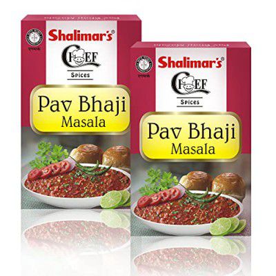 Shalimar's Chef Pav Bhaji Masala 50 gm pack of 2