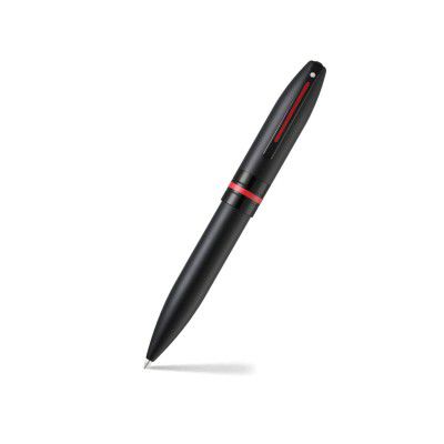 Sheaffer 9108 Icon Ballpoint Pen - Matte Black with Glossy Black PVD Trim