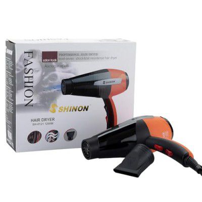 SHINON SH-8121 Drop Impact Resistant Professional Hair Dryer 1200 Watts, 3 Heat Setting