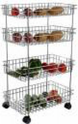 Shreenath Steel Kitchen Trolley  (DIY(Do-It-Yourself))