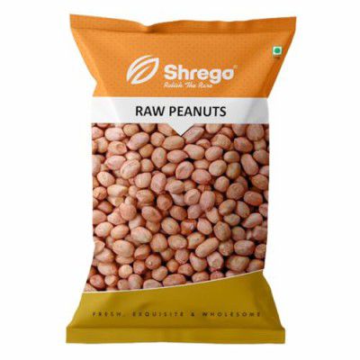 SHREGO Pink Raw Peanut, Vacuum Packed (1 kg) Premium Moongfali