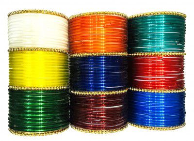 SHUBHLAXMI Glass bangle multicolur glossy matching bangle set for women & girls (pack of 120)