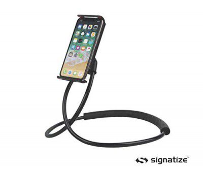 Signatize Flexible Neck Lazy Mobile Phone Holder Stand, Rotating Mounts with Multi-Function Support for Smartphones SZ-CH6008