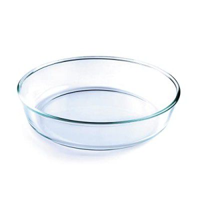 Signoraware Bake N Serve Round Bakeware Safe and Oven Safe Glass Dish Tray