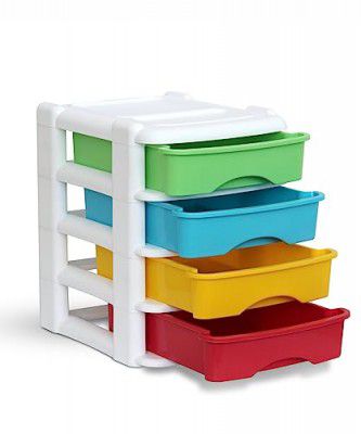 Signoraware Multipurpose Modular Drawer Small (Set of 4, Multicolor)