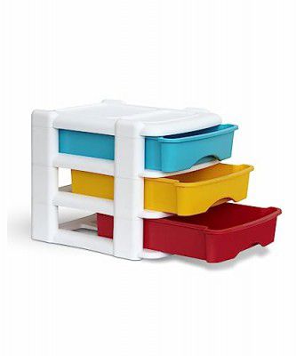 Signoraware Multipurpose Modular Drawer Small(Set of 3, Multicolor)