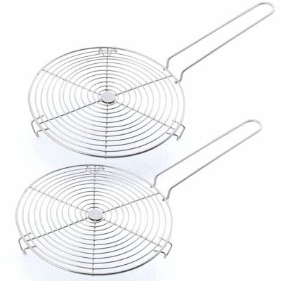 Signoraware Papad Roaster Round (Steel) Set of 2 Standard