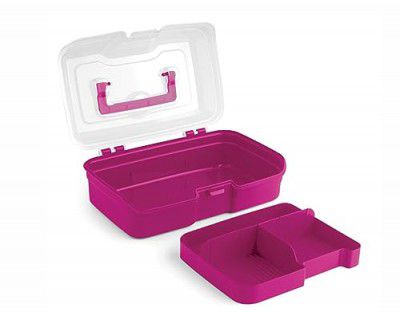 Signoraware Rectangular Box Small, Multi Purpose Box, Multi Utility Storage,(1 Pc, Purple)