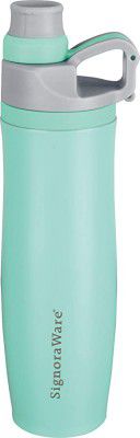 Signoraware Revive Stainless Steel Vacuum Flask Bottle - 600ml, Sky Blue