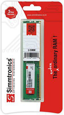 Simmtronics 8GB DDR3 Desktop RAM 1600 MHz (PC 12800) with 3 Year Warranty