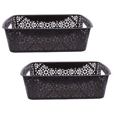 SIMPARTE Plastic Turkish Medium Basket for Kitchen