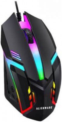 SINGHTECH AW950 RGB GAMING MOUSE Wired Optical Gaming Mouse  (USB 2.0, BLACK /RGB)