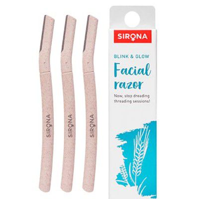 Sirona Face Razor for Women Facial Hair - Pack of 3