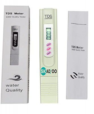 SKADIOO TDS Meter, TDS Meter for water testing best, TDS Meter for Water testing, Total Dissolved Solids (TDS), Water (White)