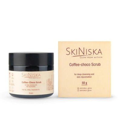 SkiNiska Coffee-Choco Scrub For Deep Cleansing And Skin Rejuvenation - 50g