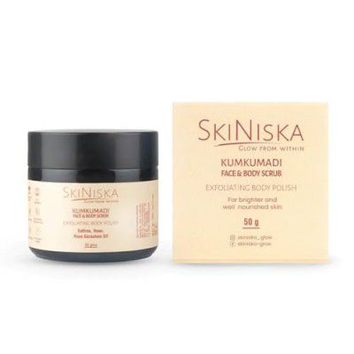 SkiNiska Kumkumadi Face & Body Scrub - 50g