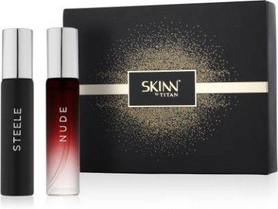 SKINN by TITAN Steele and Nude gift pack Eau De Parfum Combo Set  (Set of 2)