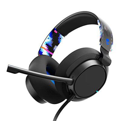 Skullcandy SLYR Pro Wired Over-Ear Gaming Headset for PC, Playstation, PS4, PS5, Xbox, Nintendo Switch - Blue Digi-Hype