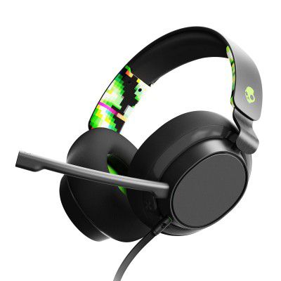 Skullcandy SLYR Wired Over-Ear Gaming Headset for PC, Playstation, PS4, PS5, Xbox, Nintendo Switch - Green Digi-Hype