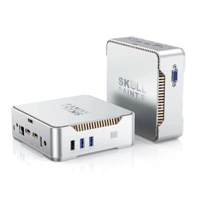 SKULLSAINTS Ruby Mini PC 11th Gen Processor N5105, 2.4G/5G WiFi, BT4.2  (Ruby-GK3V) (11th Gen 16/512)