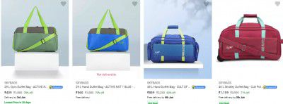 Skybags Duffel Bags Starts at ₹409 | Upto 80% off