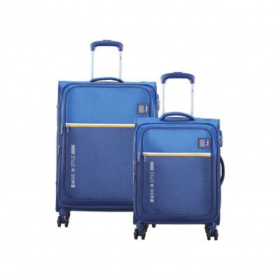 Skybags Sigma 8W Strolly 59+71 Blue Soft Luggage